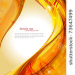 abstract wavy vector design