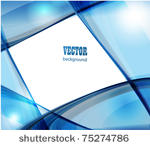 abstract wavy vector design