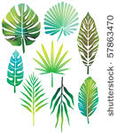 green leaves