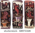 banners with coffee