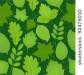 green leaves seamless pattern....