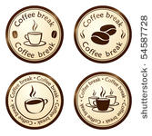 coffee break stamps set