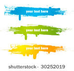 vector colorful grunge banners. ...