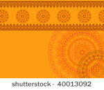 henna mandala background