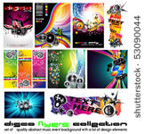 11 abstract music background...