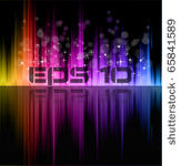 abstract futuristic rainbow...