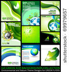 go green eco backgrounds...