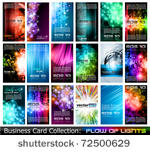 abstract business card...