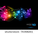 abstract space scenery of light ...