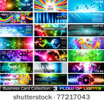 abstract business card...