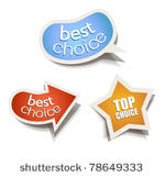 set of stylish bubbles stickers....