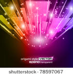 abstract glow of lights for...