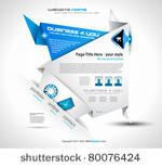 origami website   elegant...