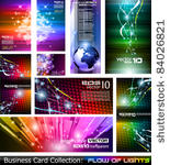 abstract business card...