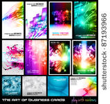 the art of business card...