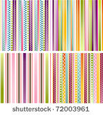 colorful seamless patterns with ...