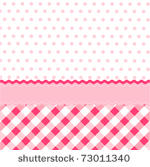 seamless baby girl pattern ...