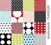 seamless patterns  polka dots...