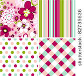 seamless patterns with fabric...