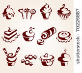 sweet pastry set