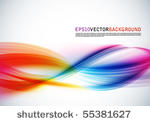 abstract vector wave