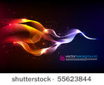 abstract vector wave