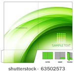 vector folder design template