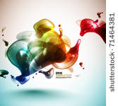 colorful vector bubbles design