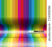 vector concave rainbow stripes