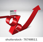 vector 3d arrow stripe  ...
