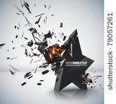 vector star crushing