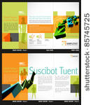 tri fold brochure layout design ...