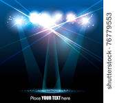 vector stage spotlight with...