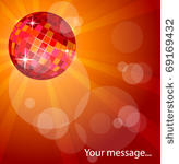 illustration of abstract disco...