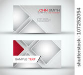 modern business   card set  ...