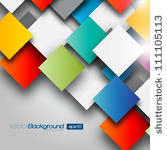 colorful square blank...
