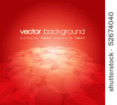 vector 3d circle on the red...