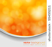 eps 10 orange and yellow bokeh...