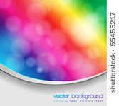 eps 10 rainbow colors bokeh...