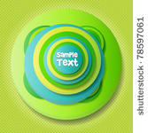 colorful circles eps10 vector...