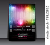 eps10 editable flyer with...