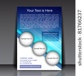 business flyer   eps10 vector...
