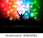 eps10 party people vector...