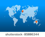 world map   vector design