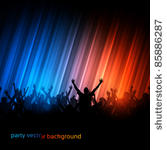 vector background   dancing...