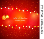 red holiday xmas vector design...