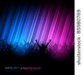 vector background   dancing...
