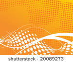 abstract halftone line swirl...