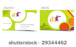 vector business card set  for...
