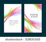 vector business card set  for...